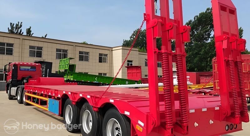 What aspects should be considered before buying a low-bed semi-trailer